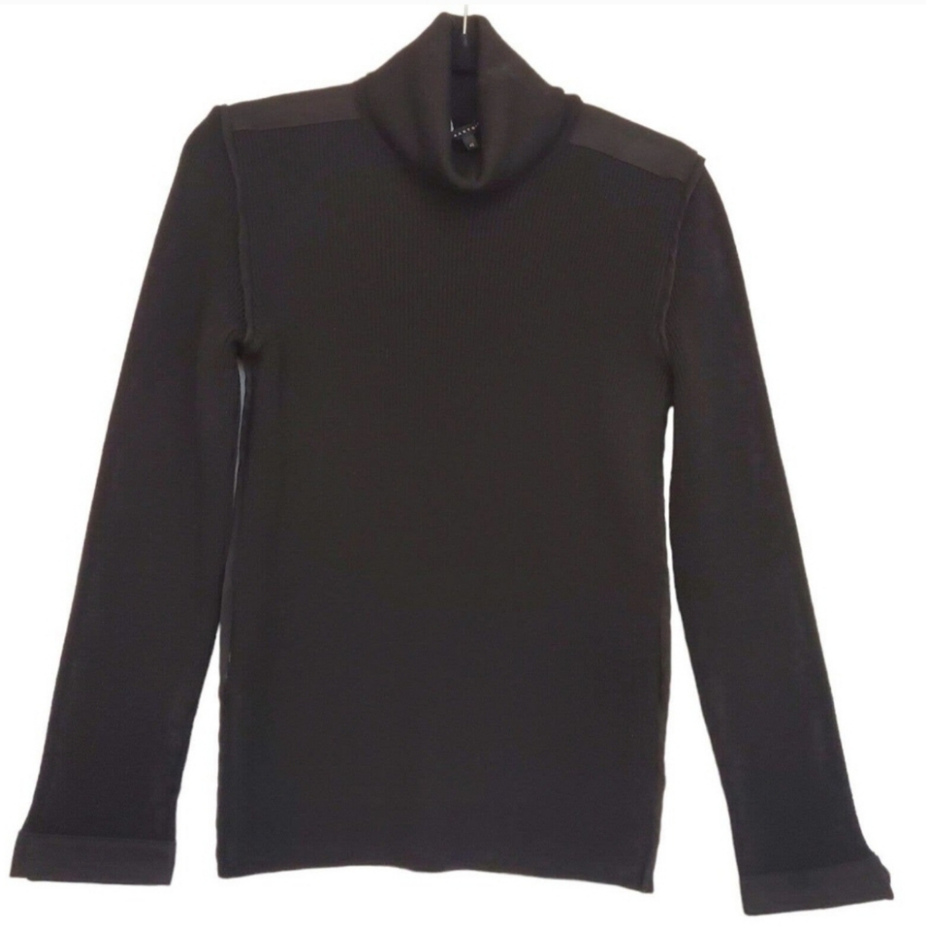 Lorena Antoniazzi Sweater Women Sz 6 Eu 42 Lana Wool Turtleneck Heavyweight